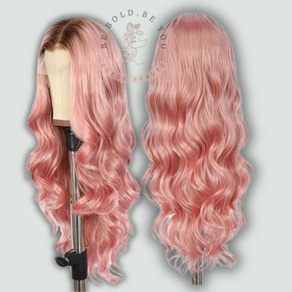Long Wavy Lace Front Wig – Synthetic Wig