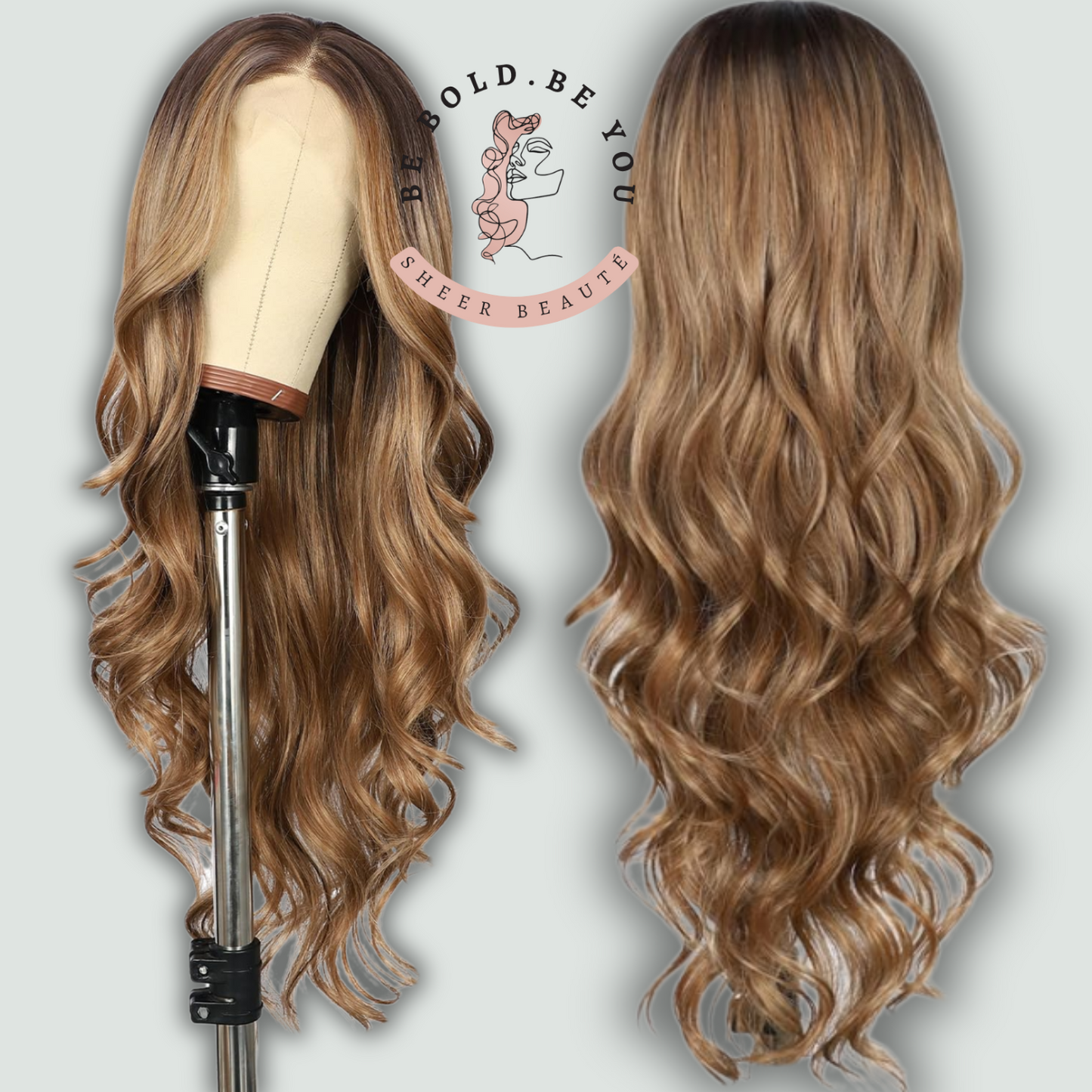 Long Wavy Lace Front Wig – Synthetic Wig