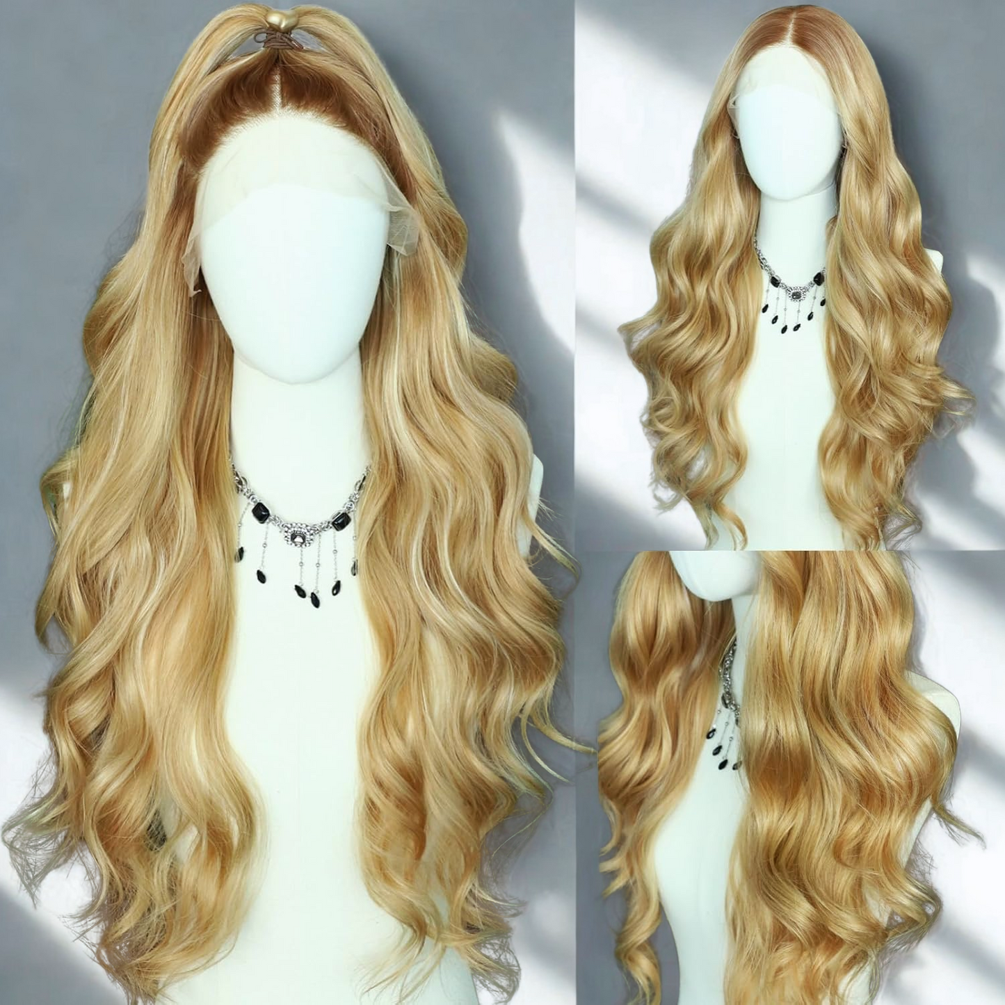Long Wavy Lace Front Wig – Synthetic Wig