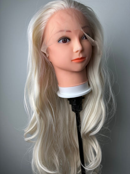 Platinum Blonde WigWhite Blonde Lace Front Wig