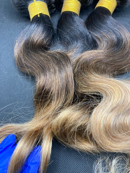 Ombre Bundles and Closure,10A Brazilian Bundles with Closure Virgin Remy Hair Bundles