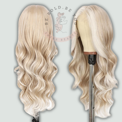 Long Wavy Lace Front Wig – Synthetic Wig