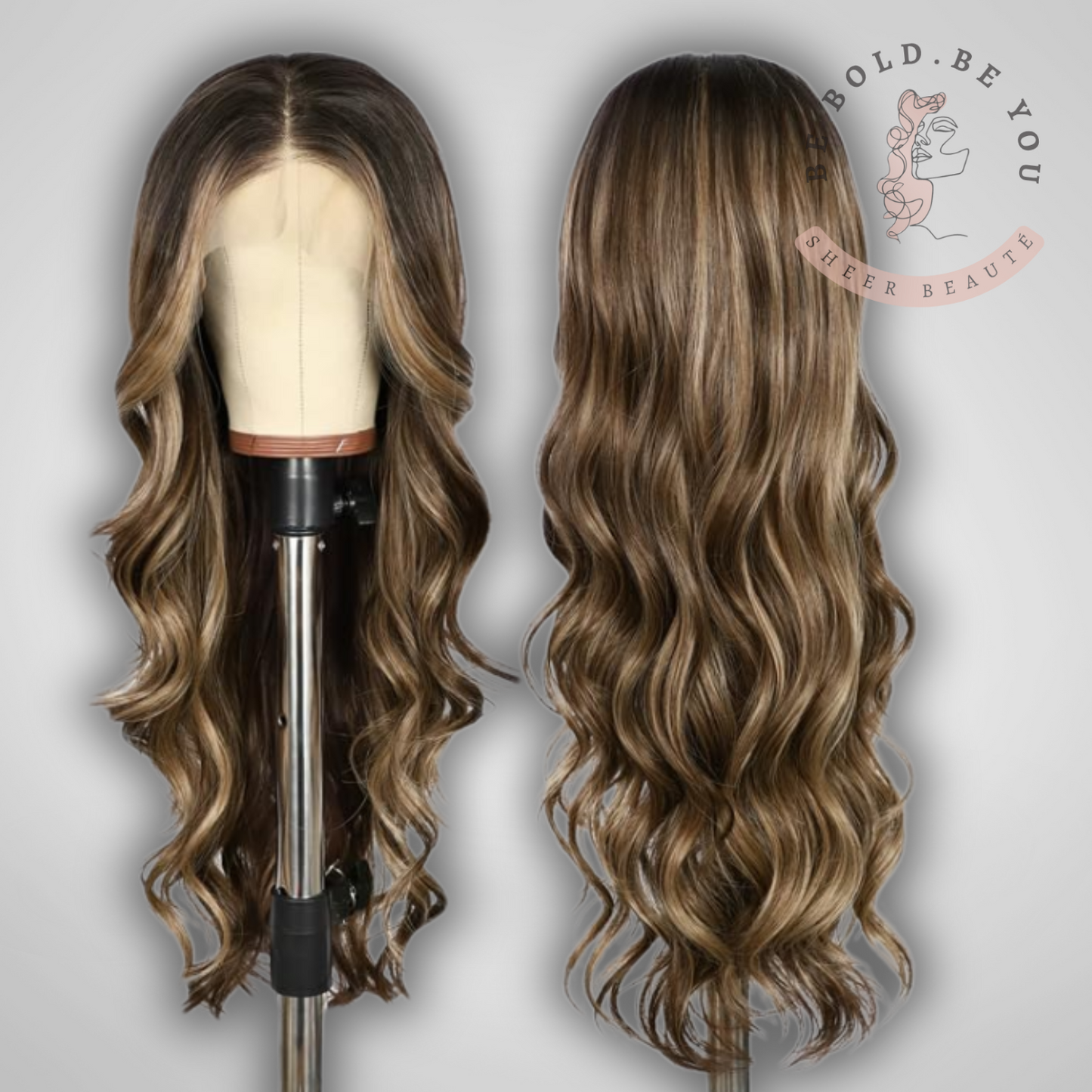 Long Wavy Lace Front Wig – Synthetic Wig