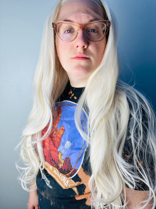 Blonde Wig,White Blonde Wig,Platinum Blonde Wig,Snow White Wig ,Cosplay White Wig,Blonde Wig Lace Front,Platinum Wig,Long Wavy Blonde Wig