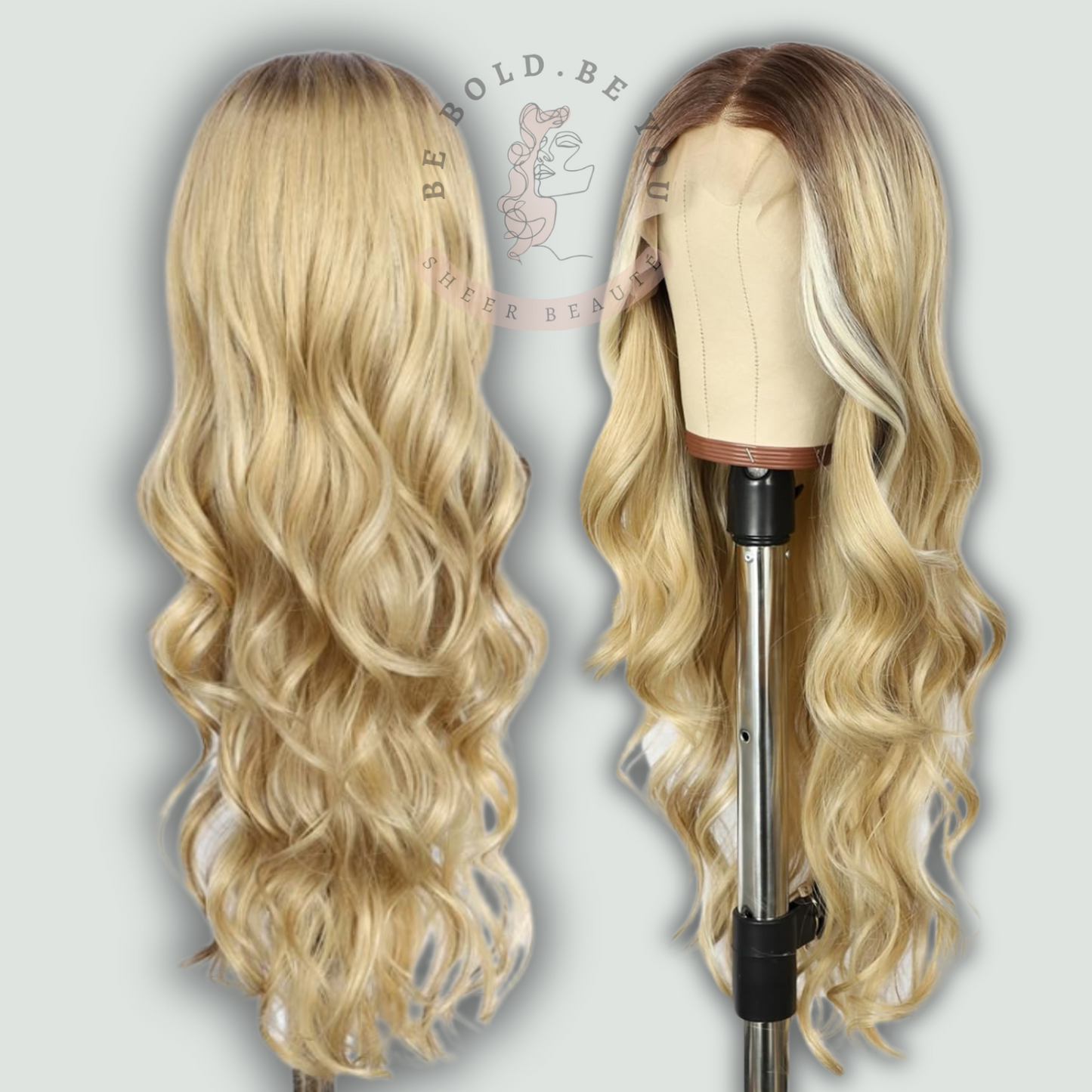 Long Wavy Lace Front Wig – Synthetic Wig