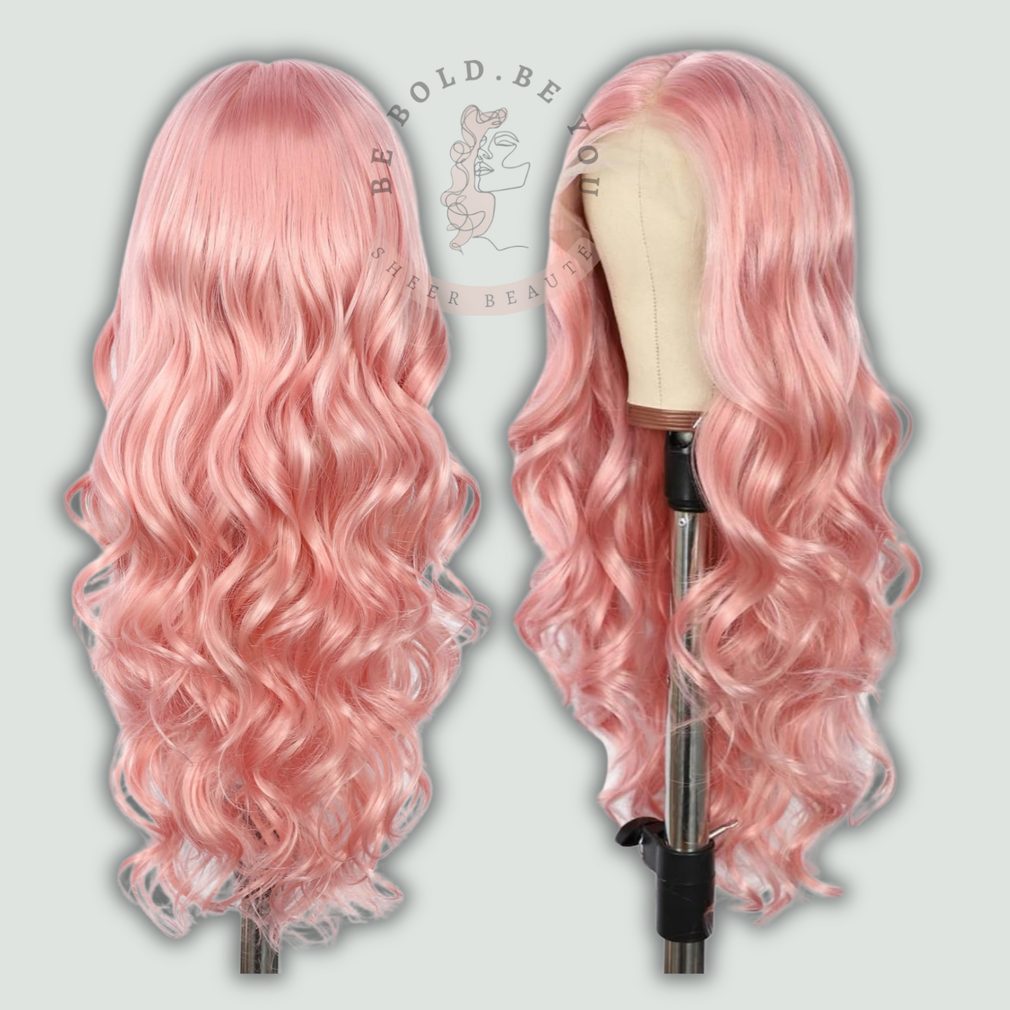 Long Wavy Lace Front Wig – Synthetic Wig