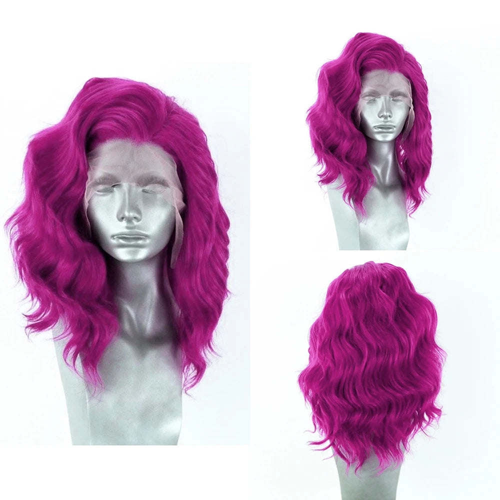 Short Bob Synthetic Lace Front Wigs for Women