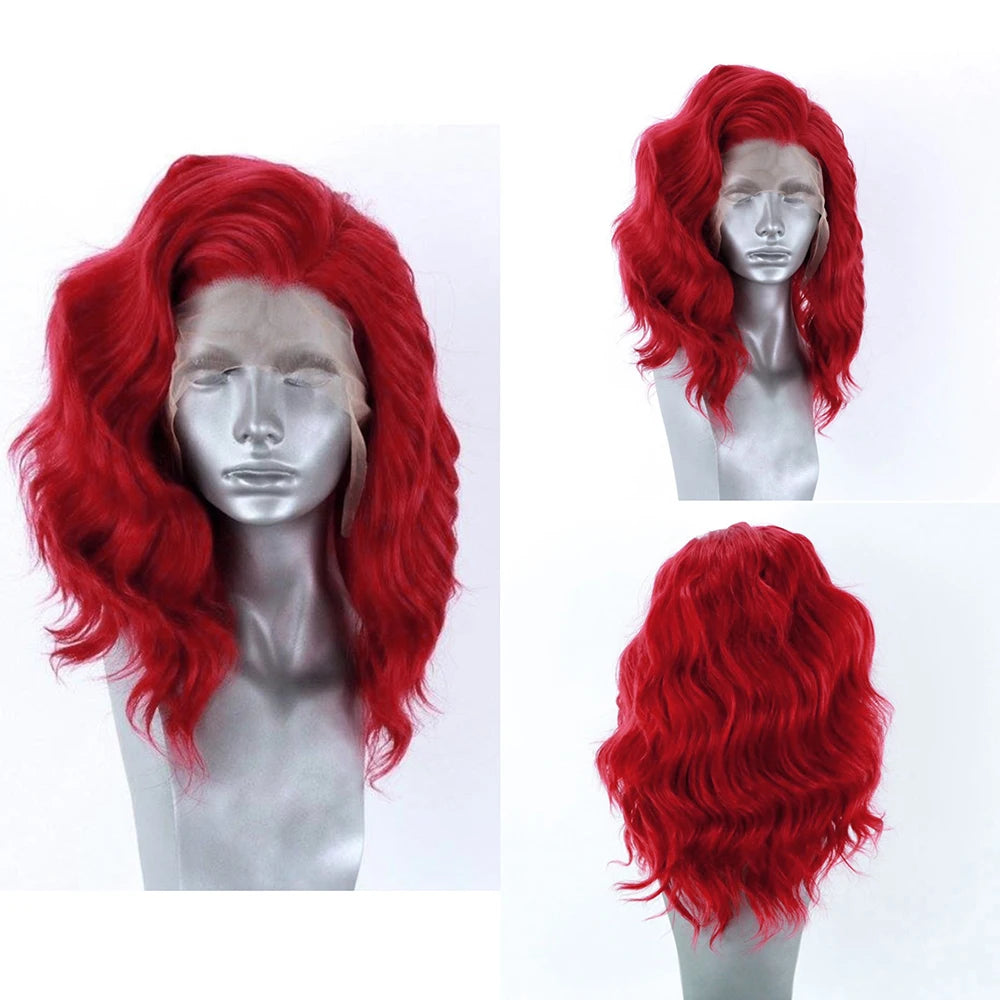 Short Bob Synthetic Lace Front Wigs for Women