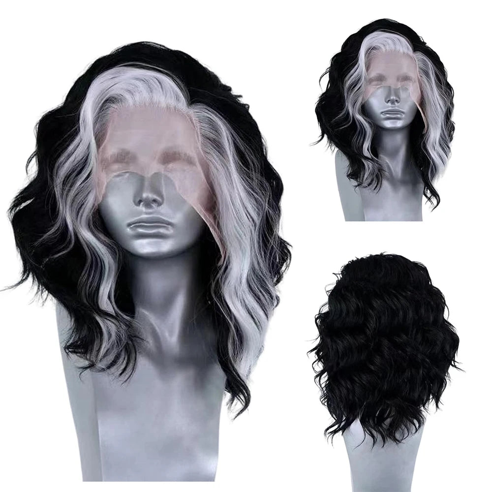 Short Bob Synthetic Lace Front Wigs for Women