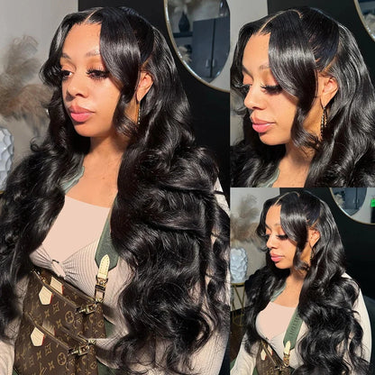 30 40 Inch Body Wave 13x6 Hd Lace Frontal Wig Human Hair 360 Brazilian Pre Lace For Women 13x4 Lace Front Wigs 4x4 5x5.4x4 Body Wave Lace Front Wigs Human Hair Pre Plucked with Baby Hair 150% Density 16 Inch Human Hair Wigs Brazilian Virgin Frontal 4x4 Glueless HD Lace Closure Wig Human Hair for Black Women