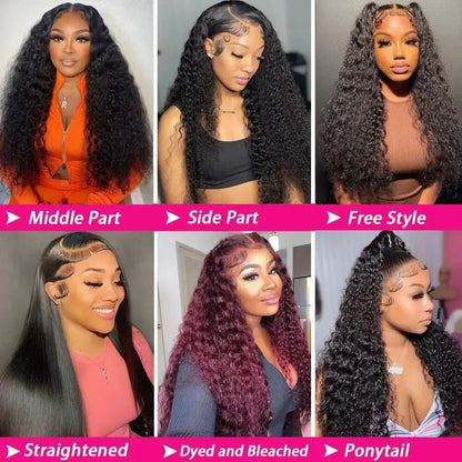 13x6 Hd Lace Frontal Wig -Deep Wave Human Hair Wig