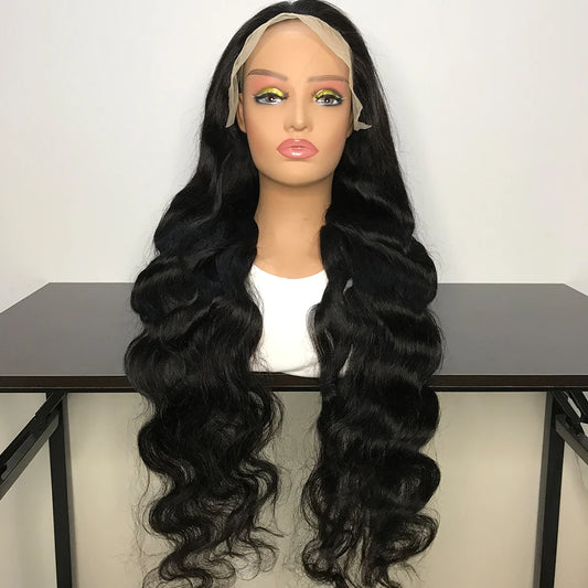 30 40 Inch Body Wave 13x6 Hd Lace Frontal Wig Human Hair 360 Brazilian Pre Lace For Women 13x4 Lace Front Wigs 4x4 5x5.4x4 Body Wave Lace Front Wigs Human Hair Pre Plucked with Baby Hair 150% Density 16 Inch Human Hair Wigs Brazilian Virgin Frontal 4x4 Glueless HD Lace Closure Wig Human Hair for Black Women