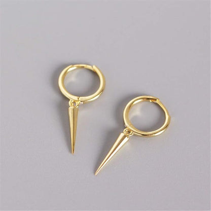 gold  Tribal Triangle Drop Dangling
