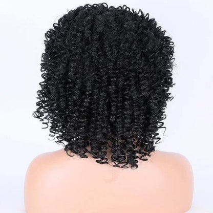 13×4 Short Kinky Synthetic Lace Front Wigs