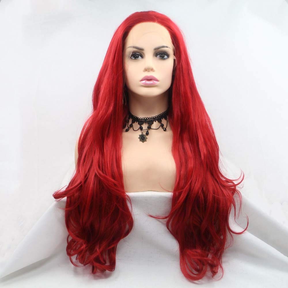 Long Wavy Synthetic Lace Front Wig