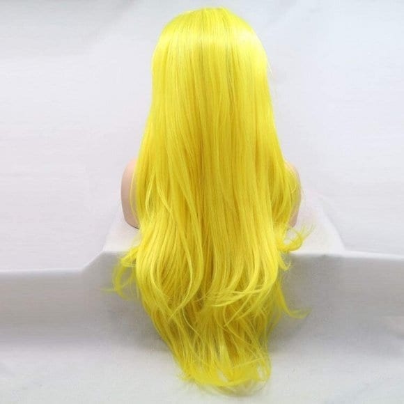 Yellow Hair Wigs Lace Front Wig