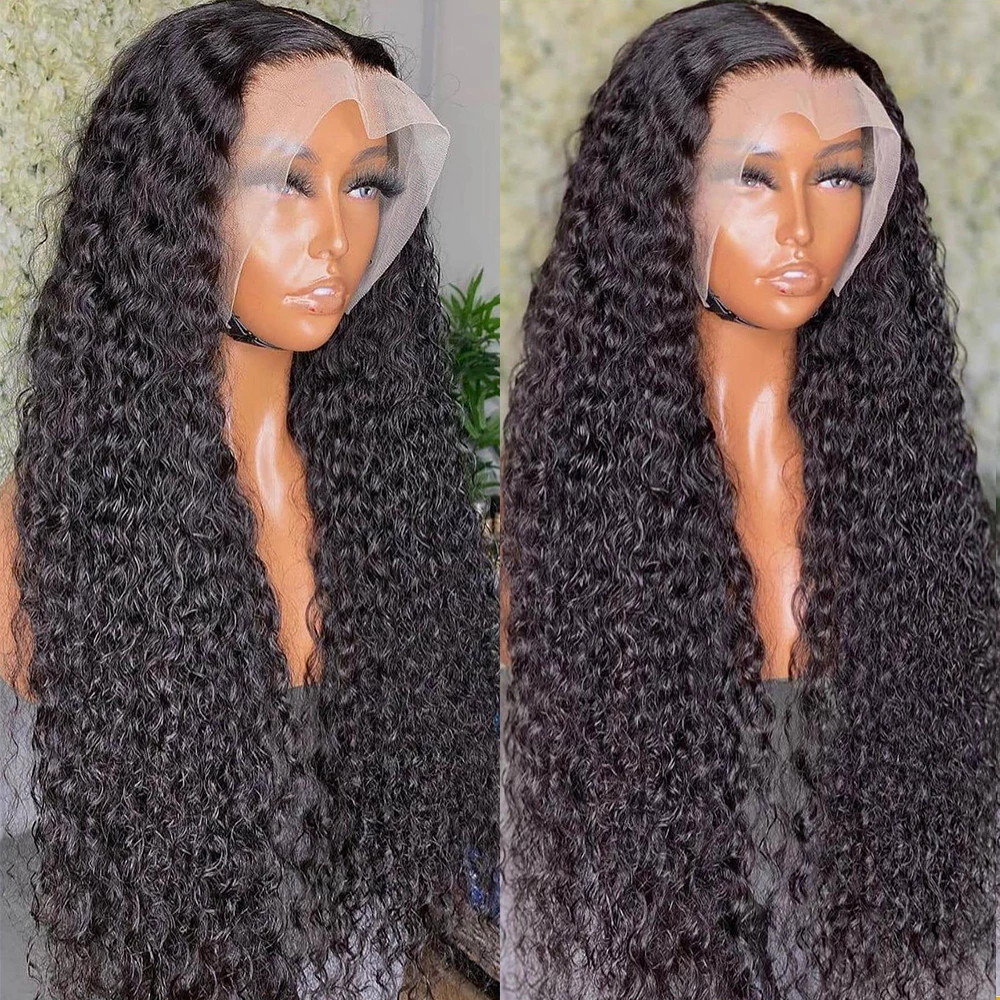 13x4-Curly-Human-Hair-Wig-Kinky-Curly-Lace-Front-Wigs-For-Women-Transparent-Lace-Frontal-Human