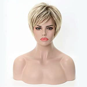 Short Bob Ombre Blonde Wigs