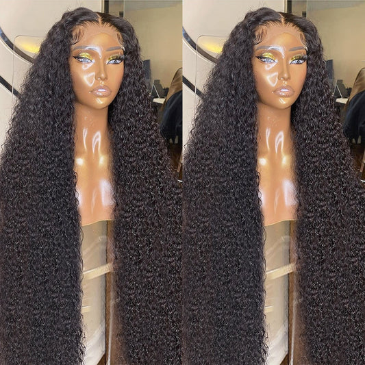 Deep Wave 360 HD Lace Frontal Wigs Brazilian Loose Water Wavy Curly Human Hair Wigs Wigs: Human Hair Wigs,Wigs for Women Human Hair Type: Wigs,Curly Human Hair Wig,Deep Wave Frontal Wig,Frontal Wig Human Hair Style: Perruque Cheveux Humain,Perruque Bresillienne,Perruque Curly Wig Brazilian Hair: Perruque Cheveux Humains Brésiliens solde Curly Human Hair Wigs: Wet and Wavy Lace Front Wig 32 38 40inch long Human Hair Wig: Water Wave Lace Front Wig Lace Color: Hd Lace Frontal Wig