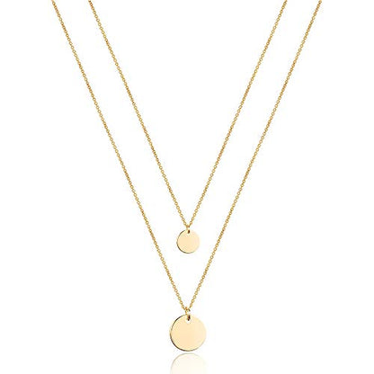 Turandoss Dainty Layering Pearls Necklace