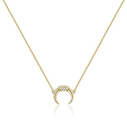 Turandoss Dainty Layering Pearls Necklace