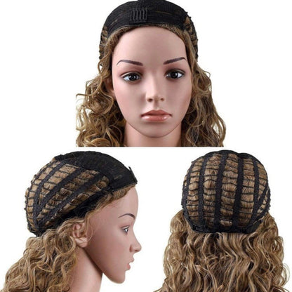 DRAGQUEEN-WOMEN Long Curly Wavy Full Head Fox Red Wigs