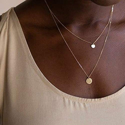 Turandoss Dainty Layering Pearls Necklace