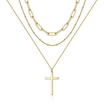 Turandoss Dainty Layering Pearls Necklace