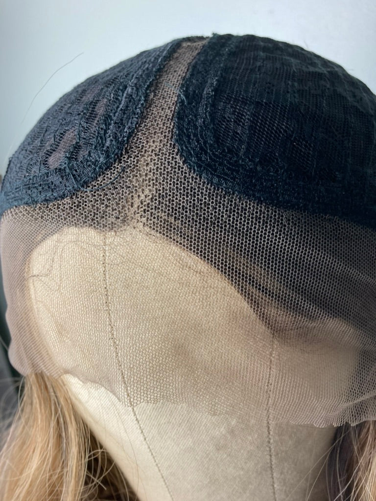 Black with Highlight Lace Front Wig