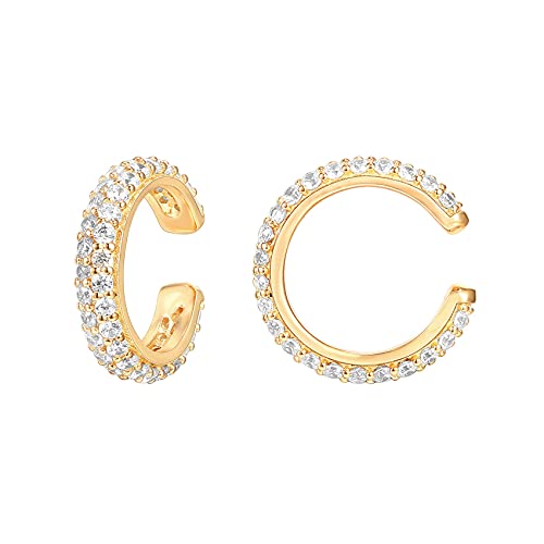 14K REAL GOLD PLATED JEWELRY 14K Gold Plated Cubic Zirconia Sparkling  Premium cubic zirconia stones 925 sterling silver 14K Gold Plated
