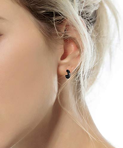 PUNK Stainless Steel Earrings Hoop 15-SET