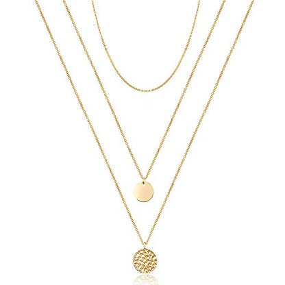 Turandoss Dainty Layering Pearls Necklace