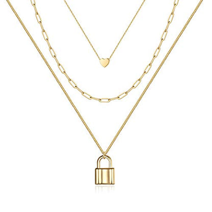 Turandoss Dainty Layering Pearls Necklace