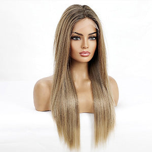 Ombre Ash Blonde Lace Front Wig