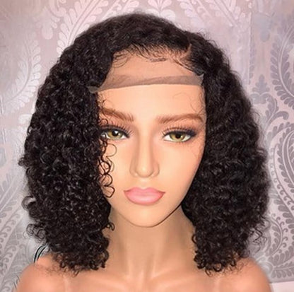 13x6 Short Bob Human Hair Lace Front Wigs
