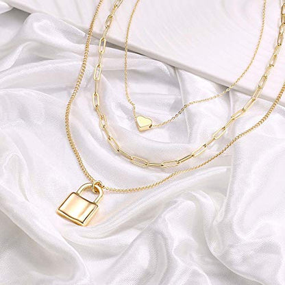 Turandoss Dainty Layering Pearls Necklace