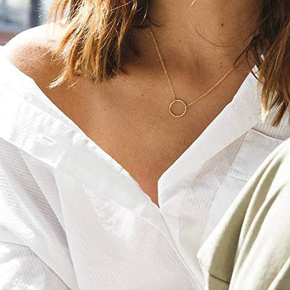 Turandoss Dainty Layering Pearls Necklace