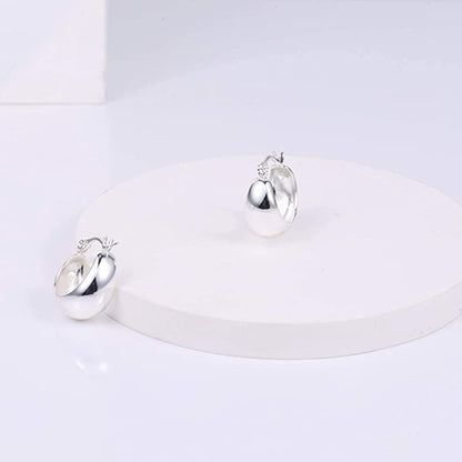 925 Sterling Silver Hoop Earrings
