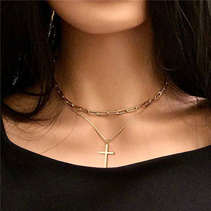 Turandoss Dainty Layering Pearls Necklace