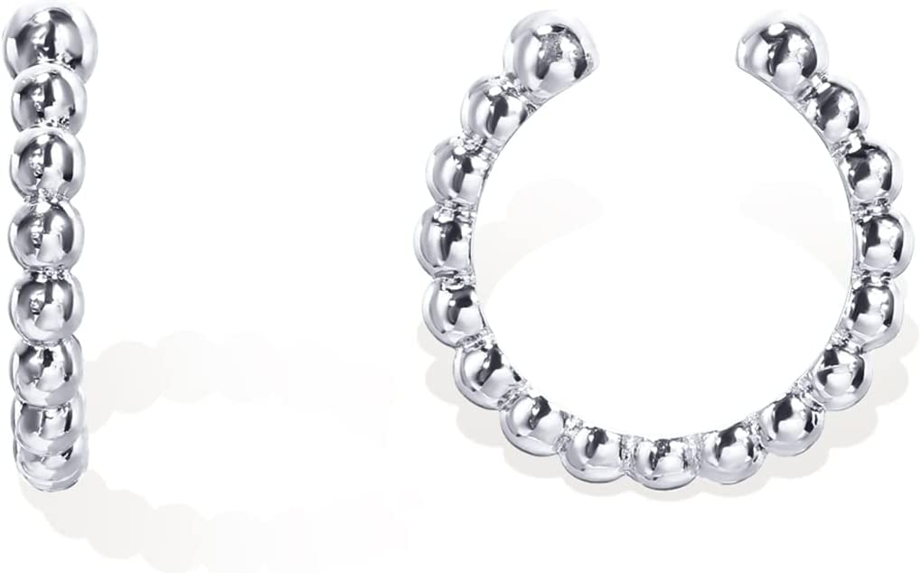 Huggie Ear Cuff Earrings  Beaded