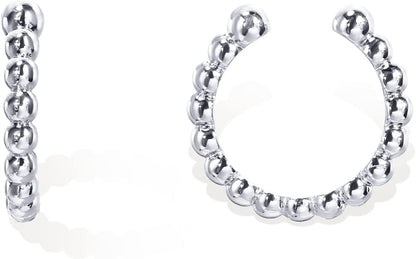 Huggie Ear Cuff Earrings  Beaded