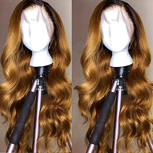 Honey Blonde Long Loose Wave Lace Front Wig