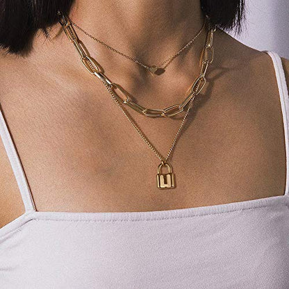 Turandoss Dainty Layering Pearls Necklace
