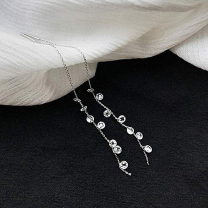 925 Sterling Silver Tassel Drop Earrings