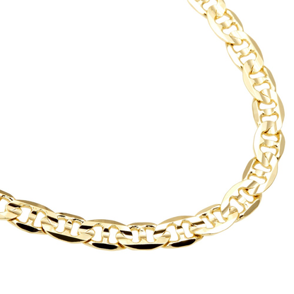 6Mm Gucci-Style (Mariner) Gold Overlay Chain (18-Inch) - 18" X 6Mm