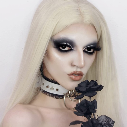  Long Straight Blonde Lace Front Wigs