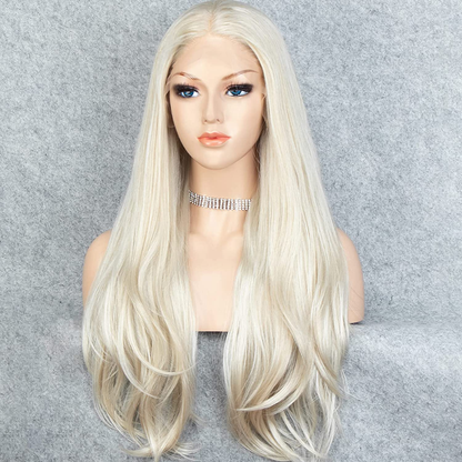  Long Straight Blonde Lace Front Wigs