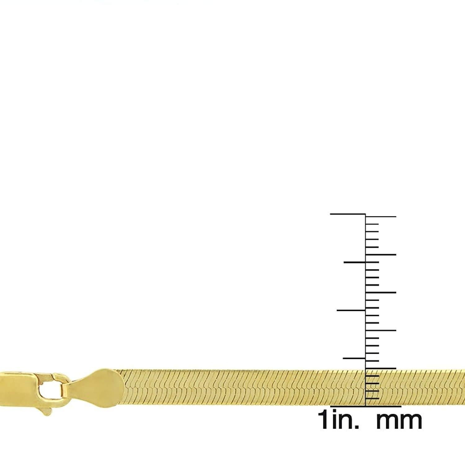 14K Yellow Genuine Gold 5mm Chain For Women Men 