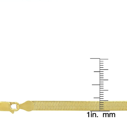 14K Yellow Genuine Gold 5mm Chain For Women Men 