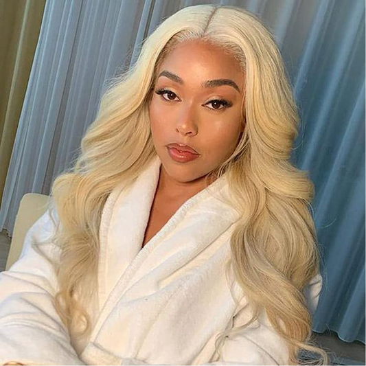 26inch Long 613  Blonde Body Wave HD Lace Human Hair Wigs